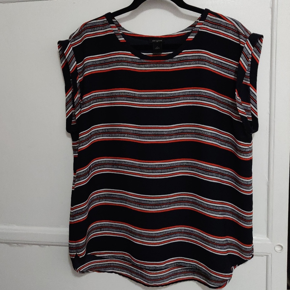 EUC Ann Taylor Striped Top